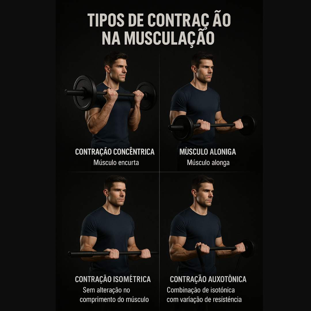 Tipos de Contração Muscular na Musculação: Entenda as Diferenças e Como Aplicá-las