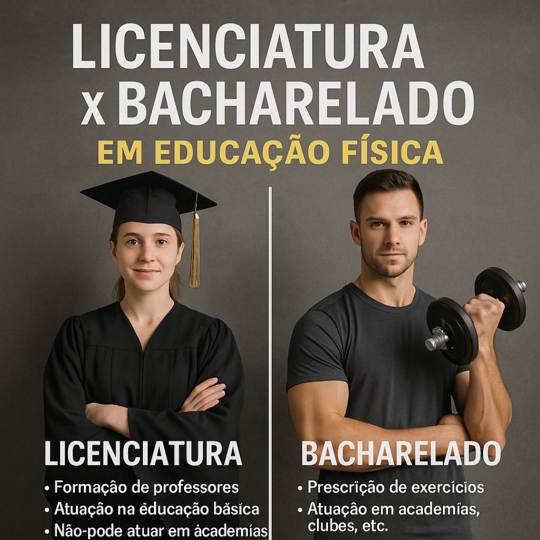 Licenciatura x Bacharelado em Educação Física: Entenda as Diferenças